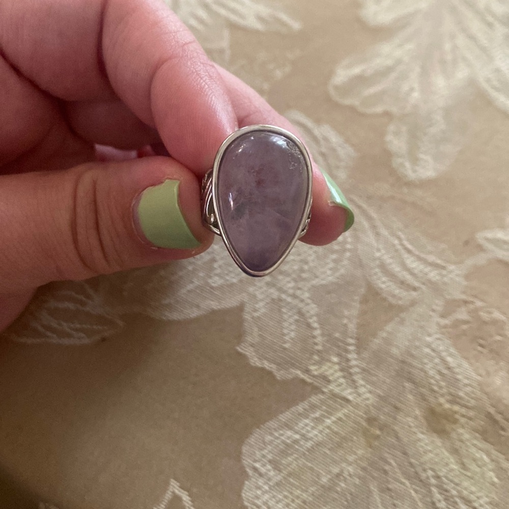 Amethyst gem ring 💍 - Picture 2 of 8